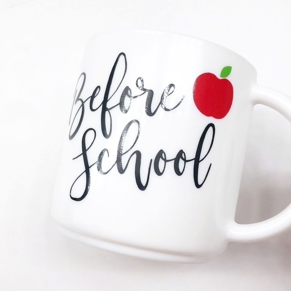 Before School teachers ceramic mug